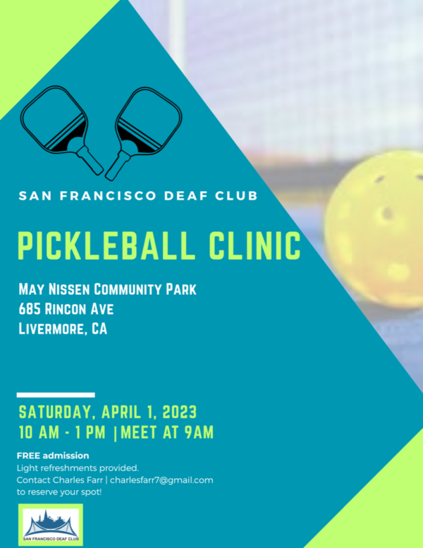 SFDC Pickleball Clinic