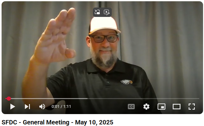 SFDC - General Meeting - May 10, 2025, Saturday